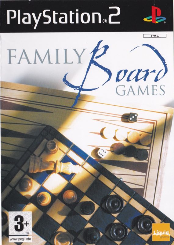 Family Board Games box art for Playstation 2